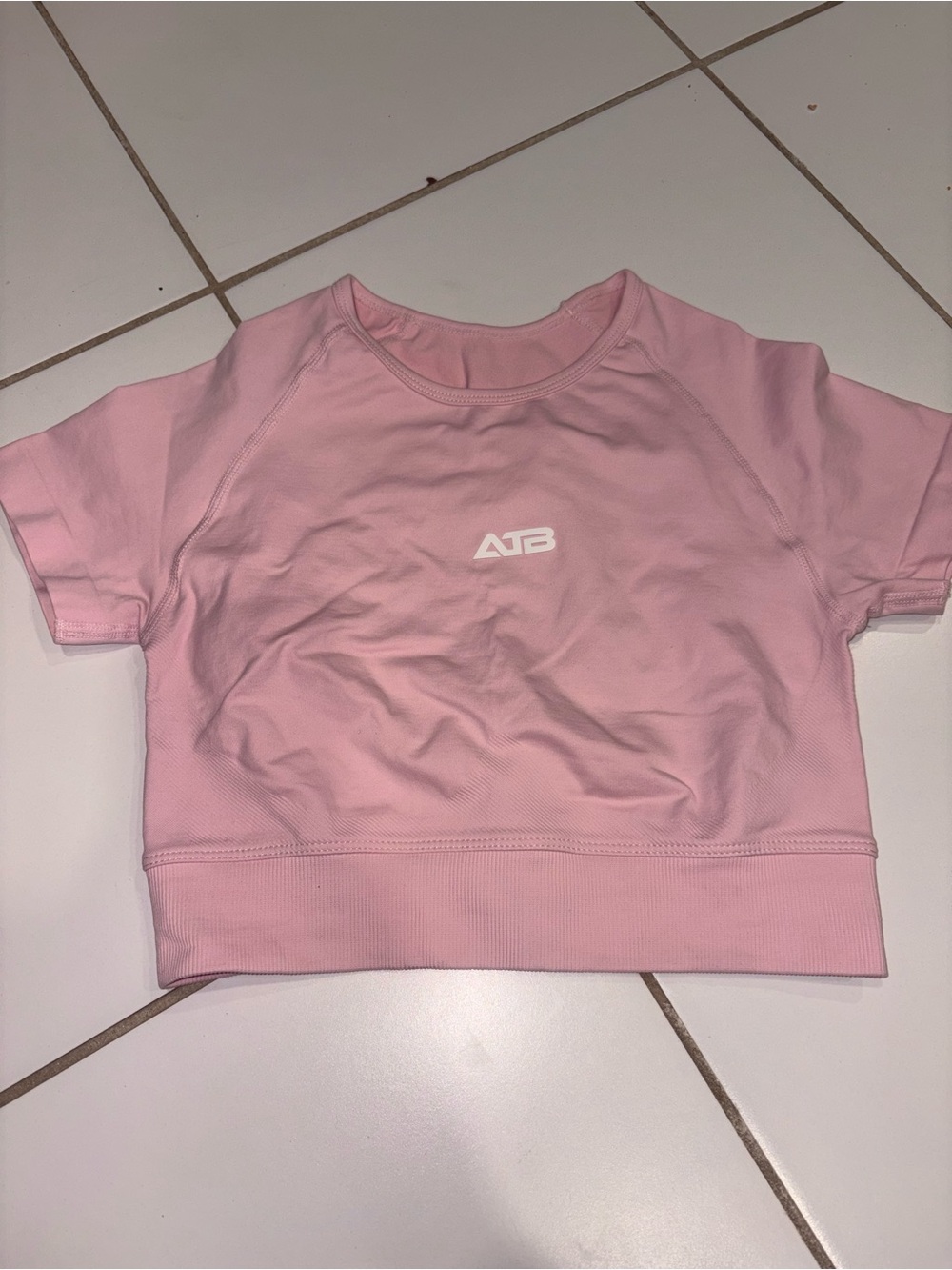 Pink Active Crop Top